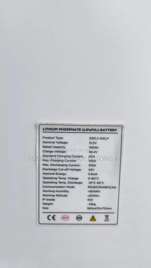 5.1kwh 48v Eastman Lithium Battery - thumbnail 2