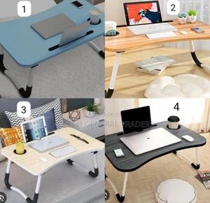 *Multi-purpose Foldable Laptop Desk Study Table With Tablet Slot - thumbnail 2