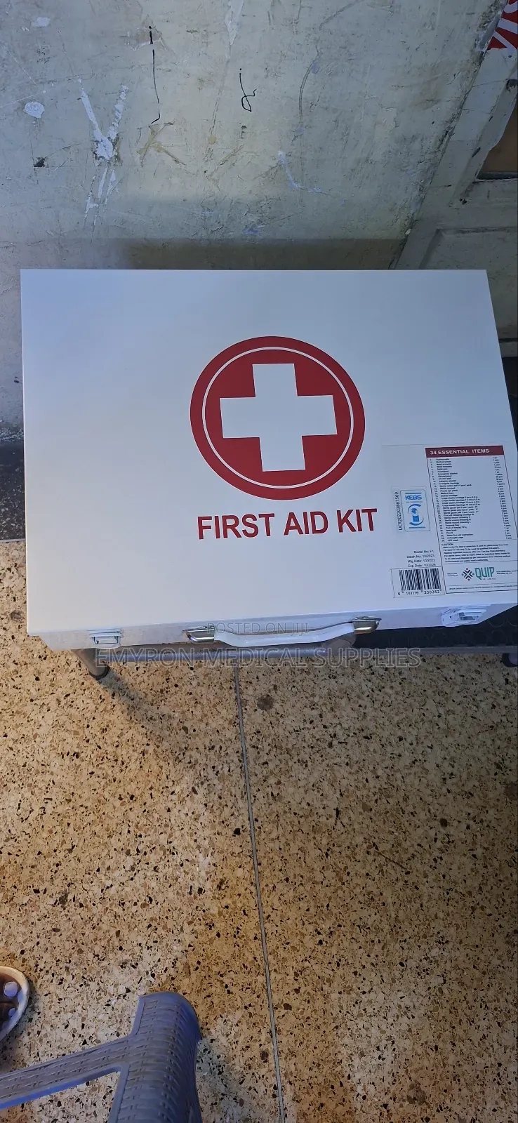 First Aid Kit With 34 Essentials