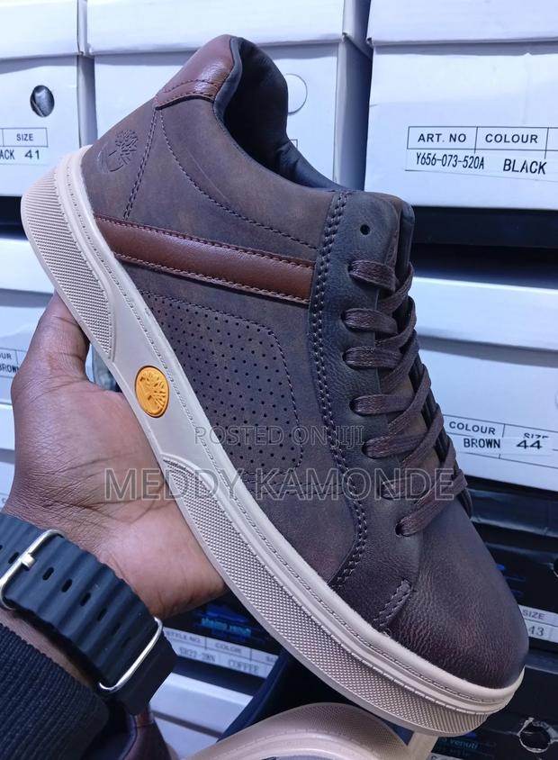 Brown/Blue Mens Shoes