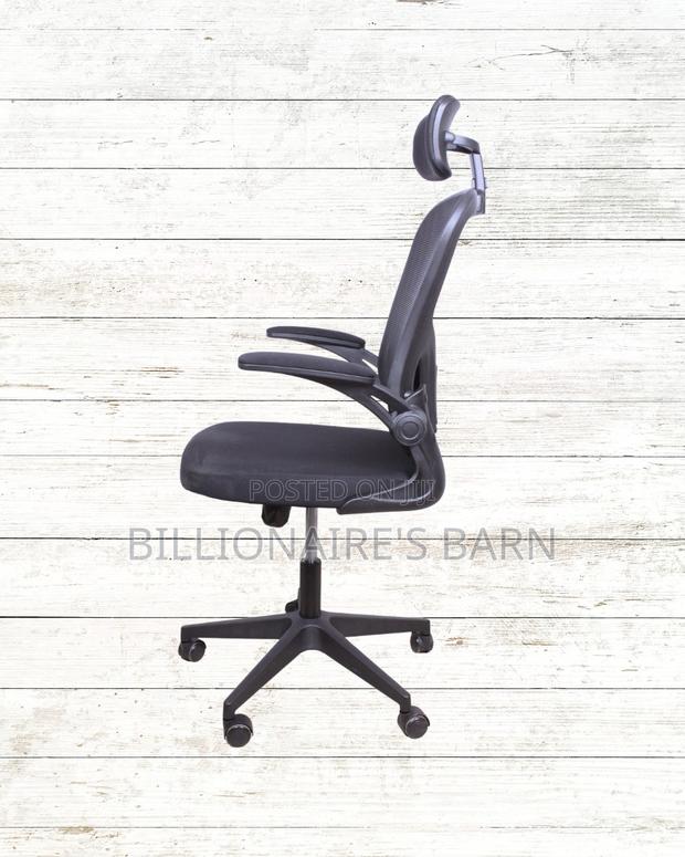 Grey Ergonomic Office Chair | Executive Swivel Base
