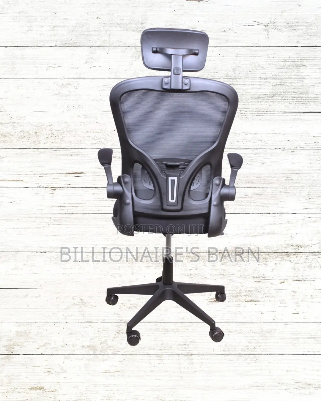 Grey Ergonomic Office Chair | Executive Swivel Base
