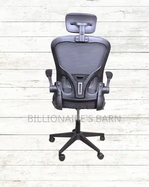 Grey Ergonomic Office Chair | Executive Swivel Base