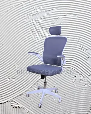 White Ergonomic Office Chair | Executive Steel Frame