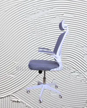 White Ergonomic Office Chair | Executive Steel Frame