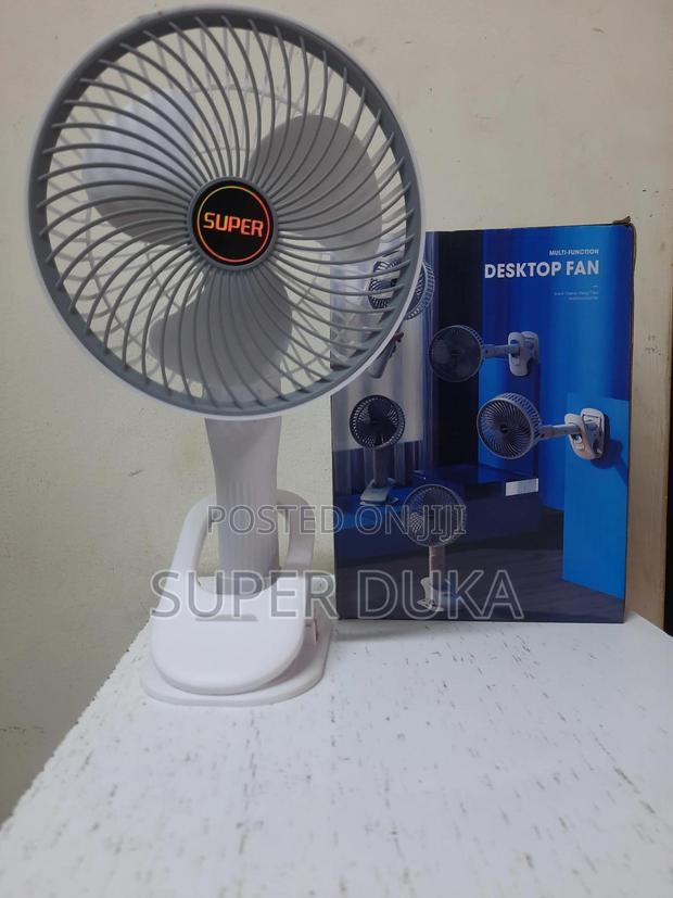 Fan.Rechargeable Desktop Adjustable Speed Hand Held Fan.