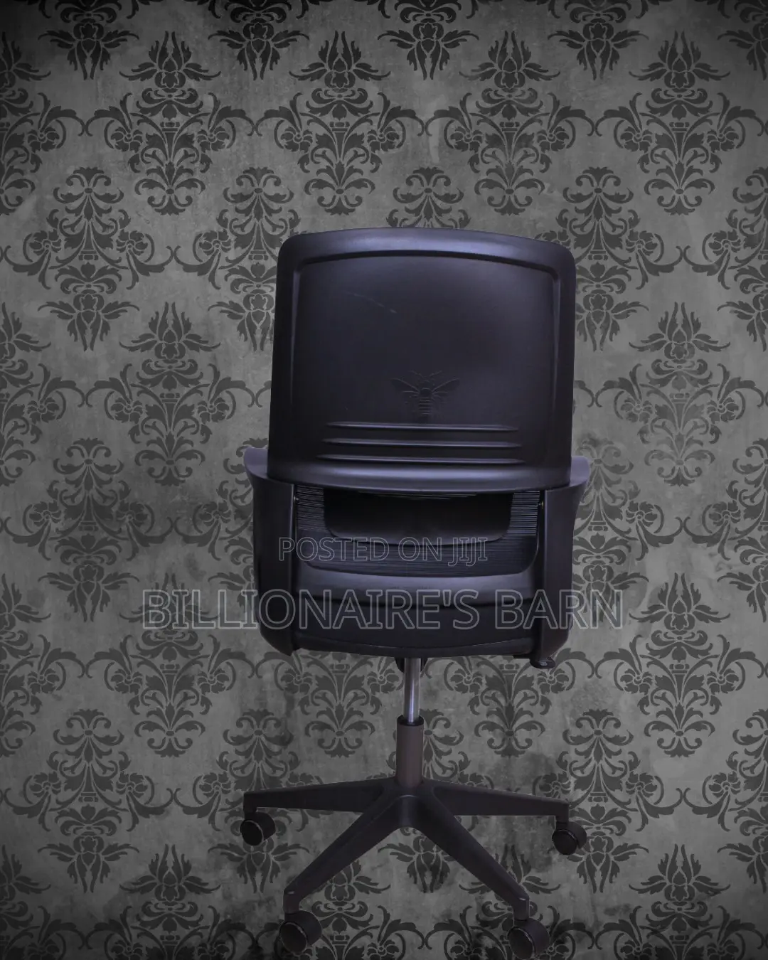 Plush Black Ergonomic Mesh Office Chair — All-Day Comfort