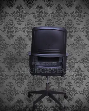 Plush Black Ergonomic Mesh Office Chair — All-Day Comfort