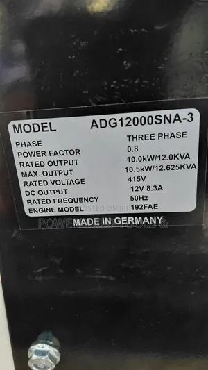 10kva Maybach Germany Silent Diesel Generator Adg12000