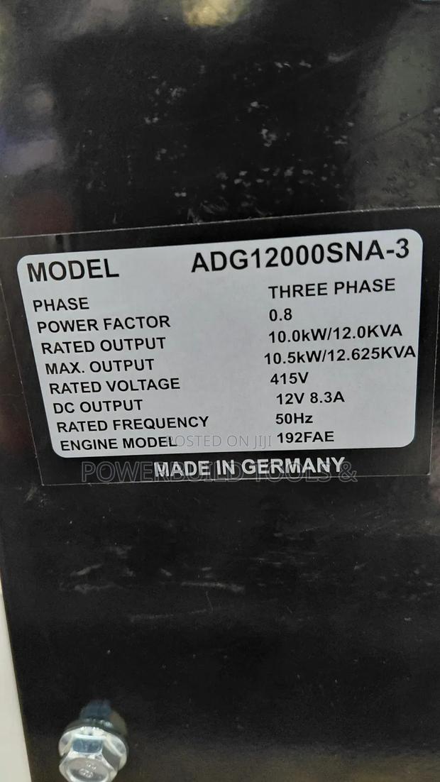 10kva Maybach Germany Silent Diesel Generator Adg12000 - thumbnail 4