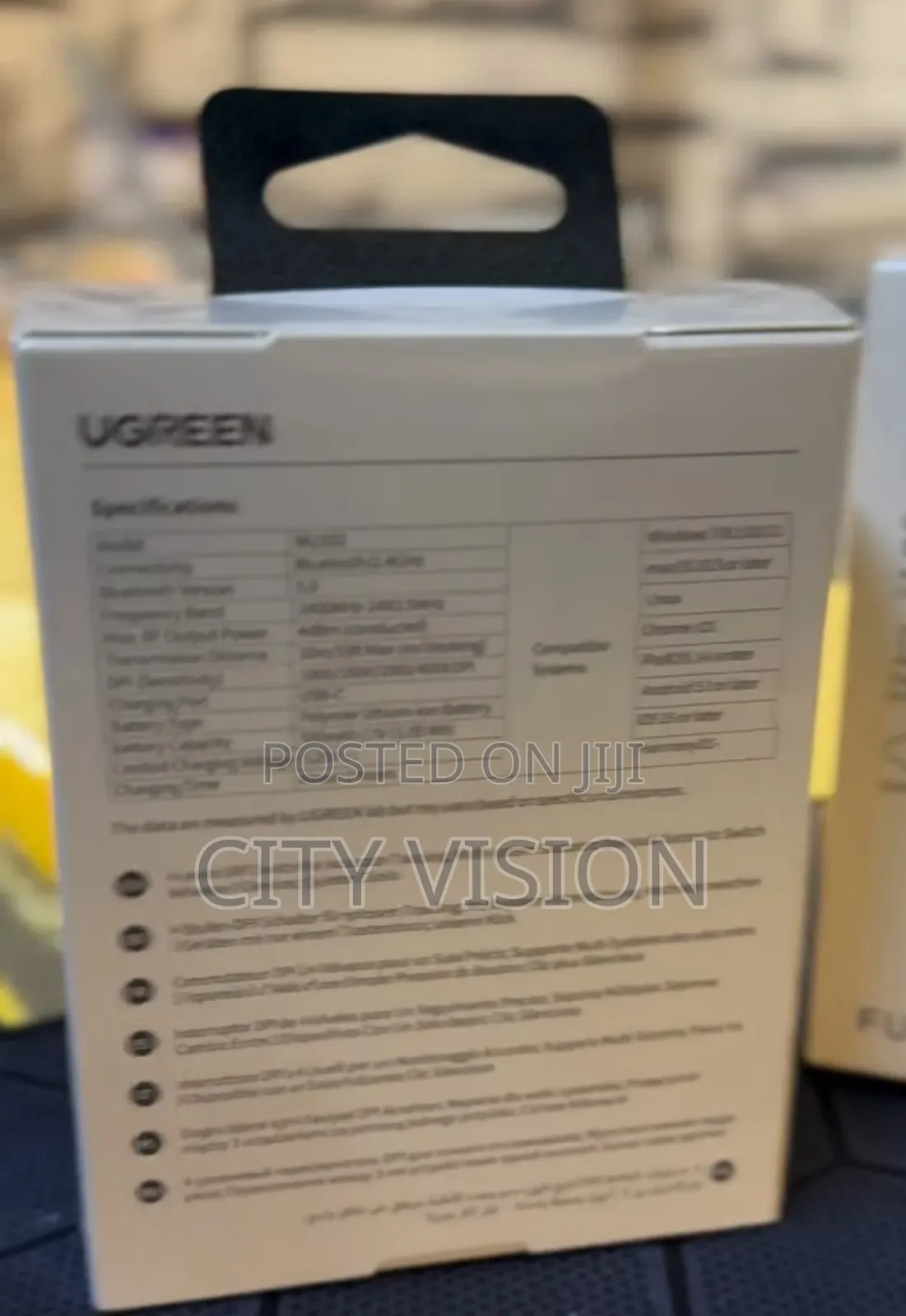 Ugreen Fun+ Wireless and Bluetooth Rechargeable Mouse