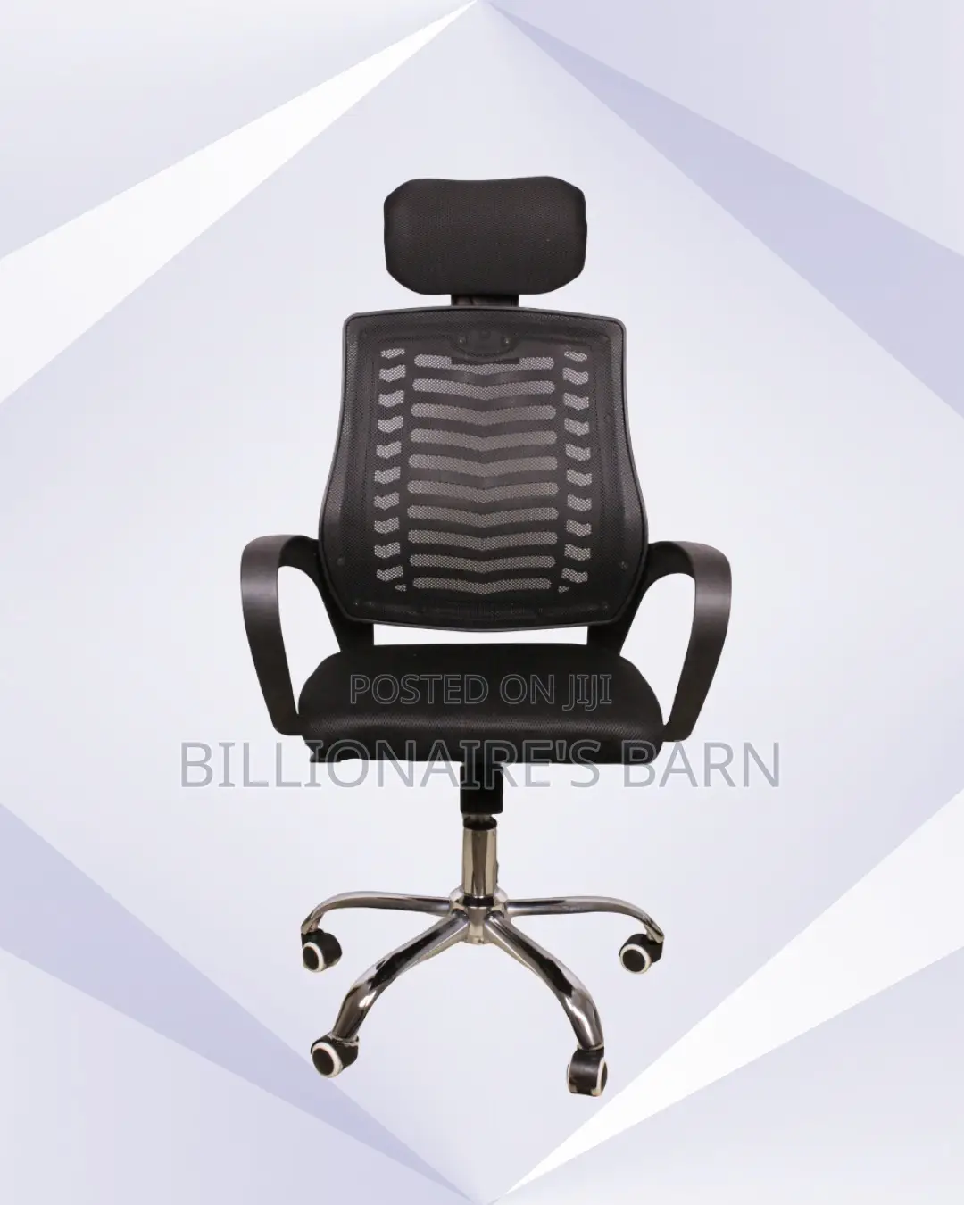 Space-Saving Secretarial Mesh Chair | Tilt Lock Mechanism