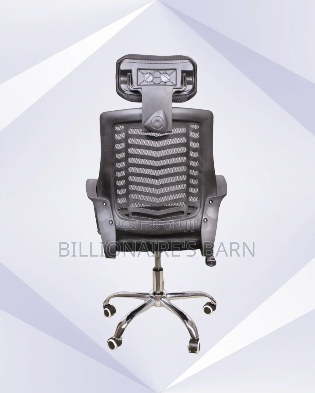 Space-Saving Secretarial Mesh Chair | Tilt Lock Mechanism