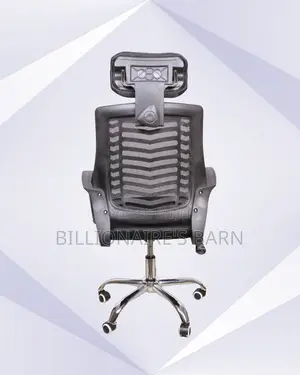 Space-Saving Secretarial Mesh Chair | Tilt Lock Mechanism
