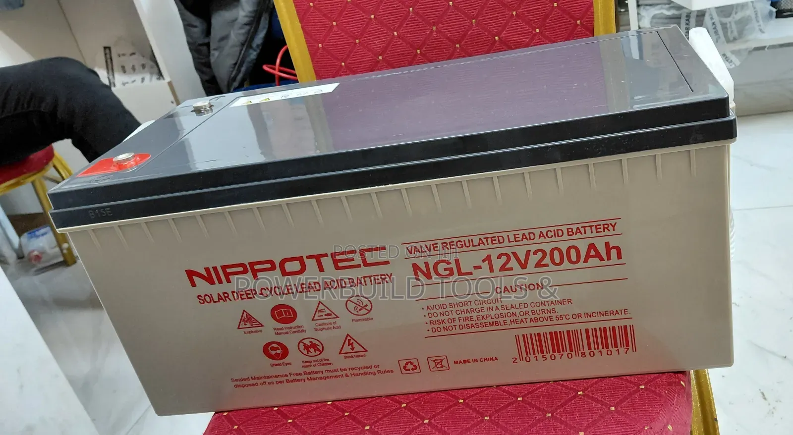 Nippotec 200ah 12v Deep Cycle Gel Battery