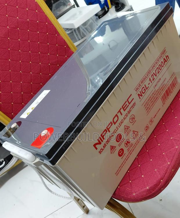 Nippotec 200ah 12v Deep Cycle Gel Battery - thumbnail 4