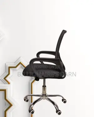 Secretarial Mesh Office Chair | Modern Headrest Support