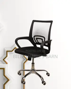 Secretarial Mesh Office Chair | Modern Headrest Support