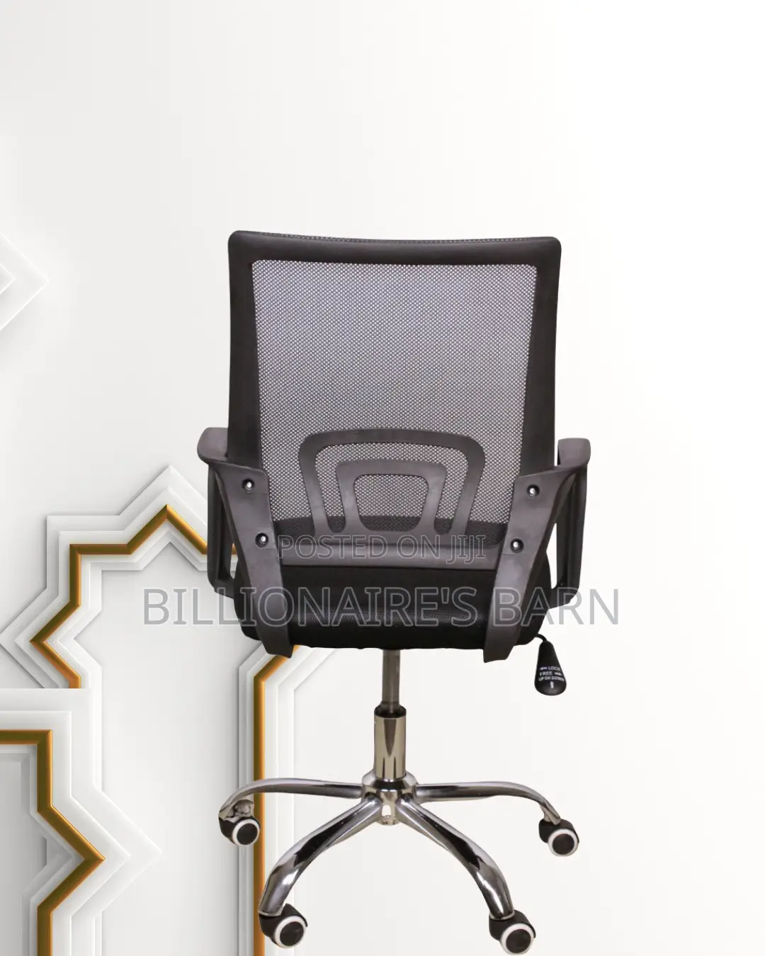 Secretarial Mesh Office Chair | Modern Headrest Support