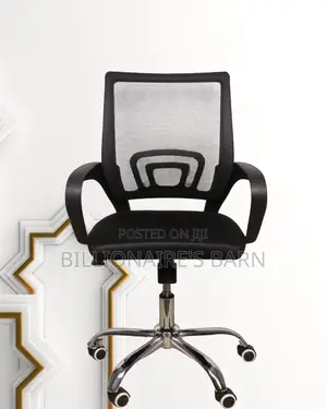 Secretarial Mesh Office Chair | Modern Headrest Support