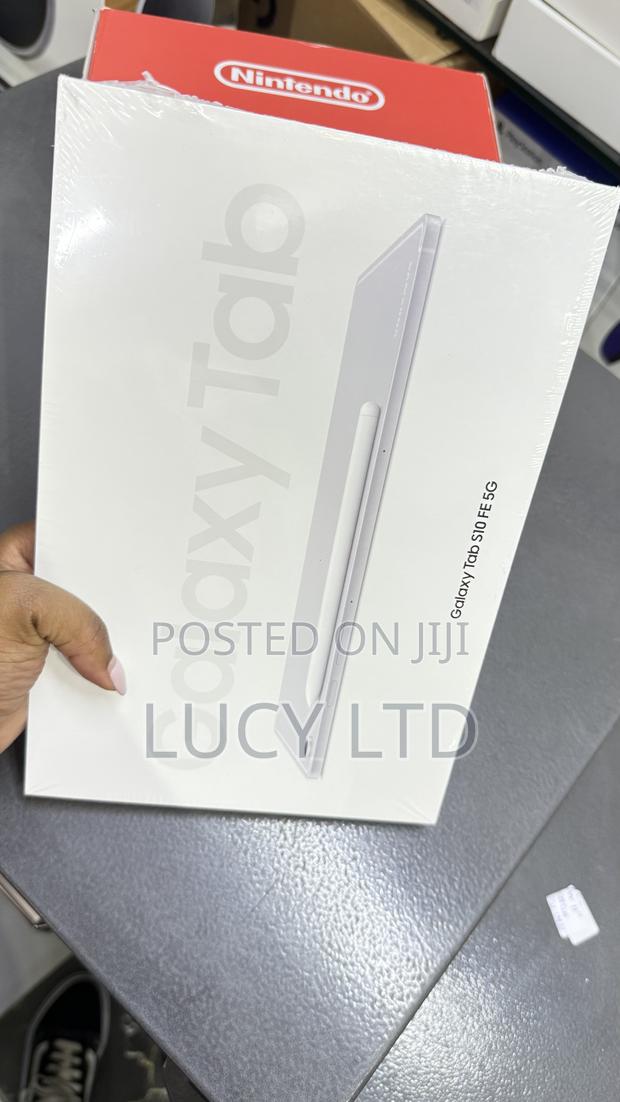 New Samsung Galaxy Tab S10 FE 256 GB Silver - thumbnail 2