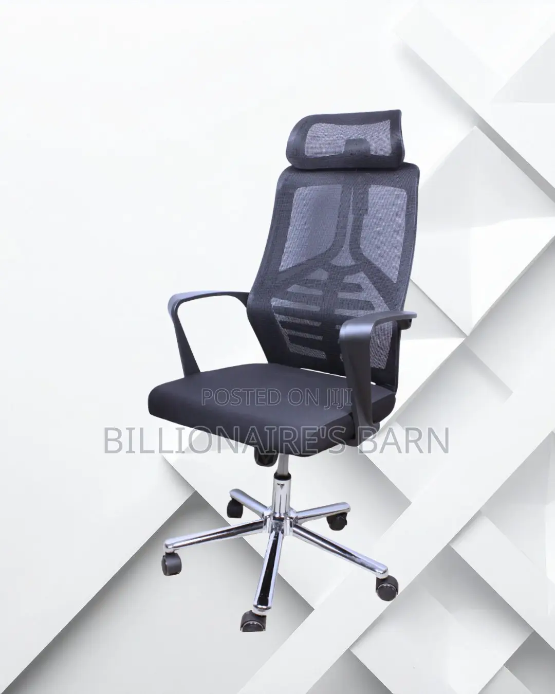 High Back Mesh Office Chair | High-Back Scratch-Resistant Finish