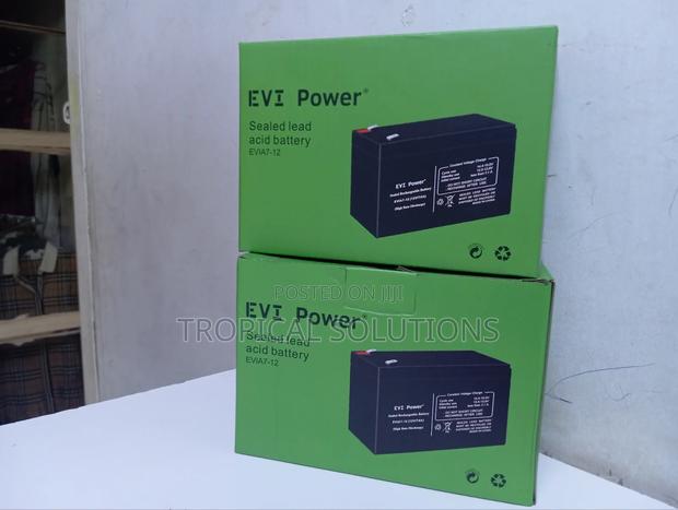Evi Ups Battery 12 by 7ah Available - thumbnail 3