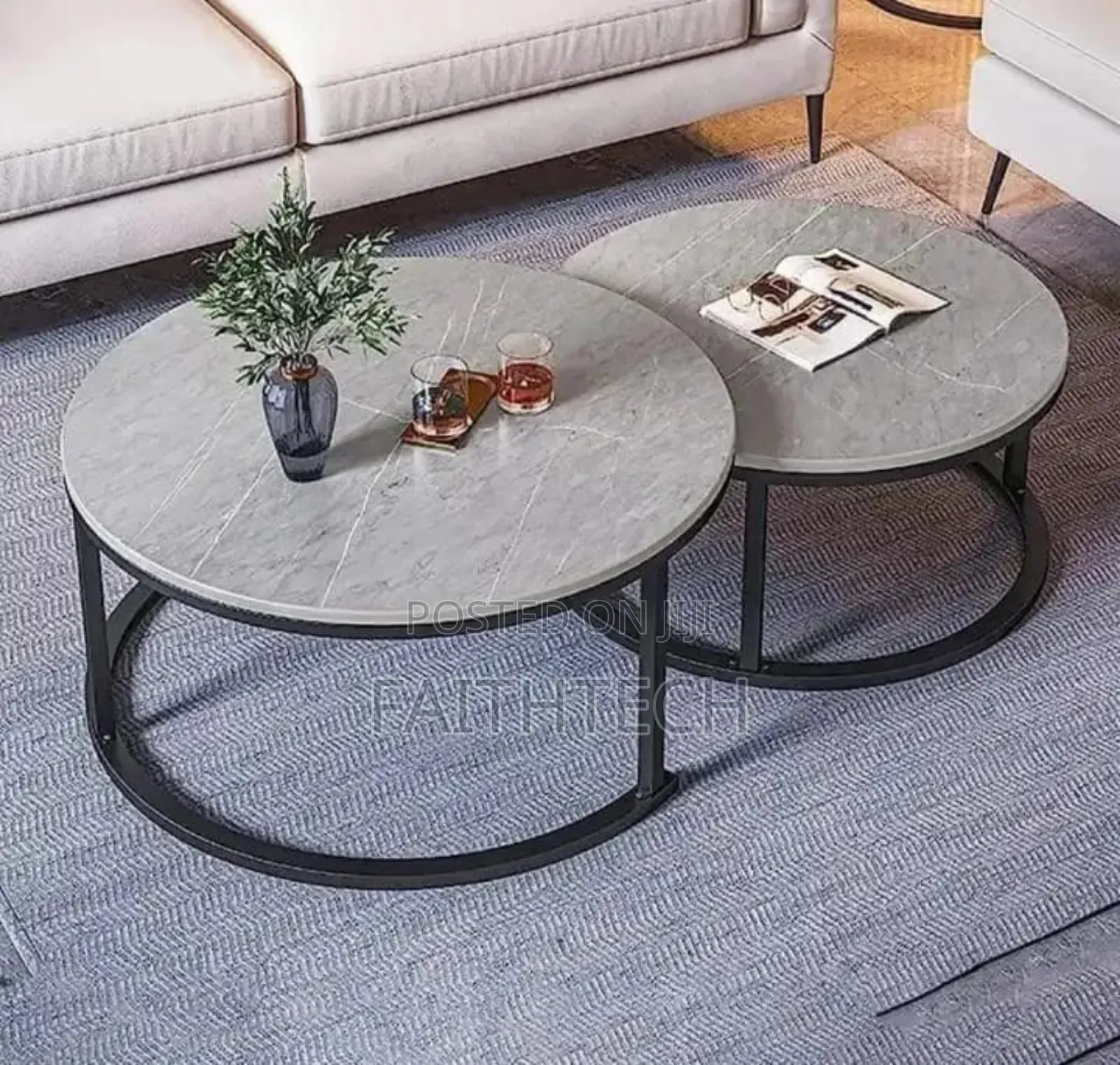 *Pure Marble Nesting Table