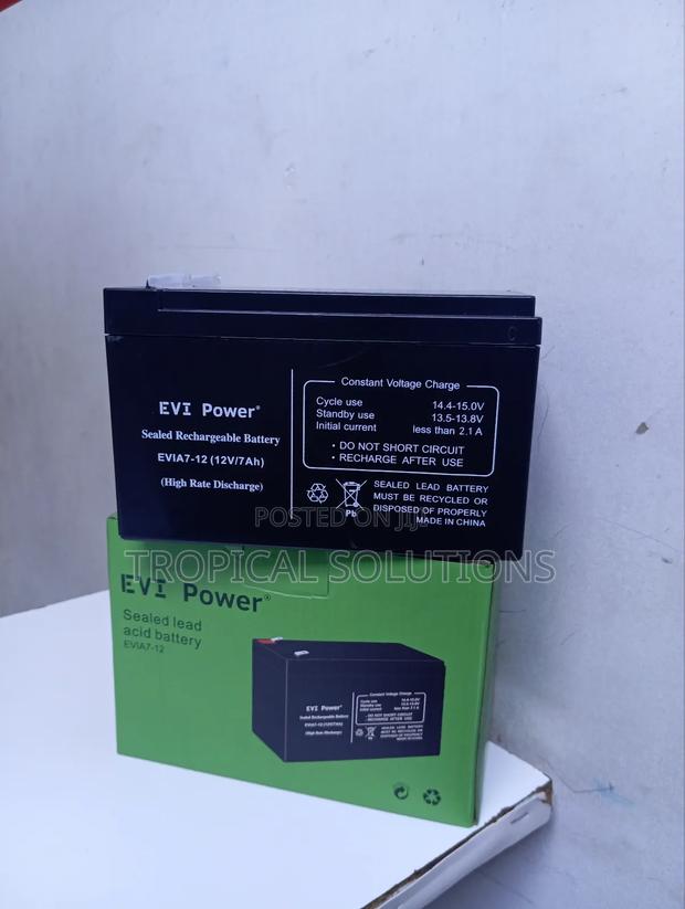 12v by 7ah Evi Ups Battery Available - thumbnail 2