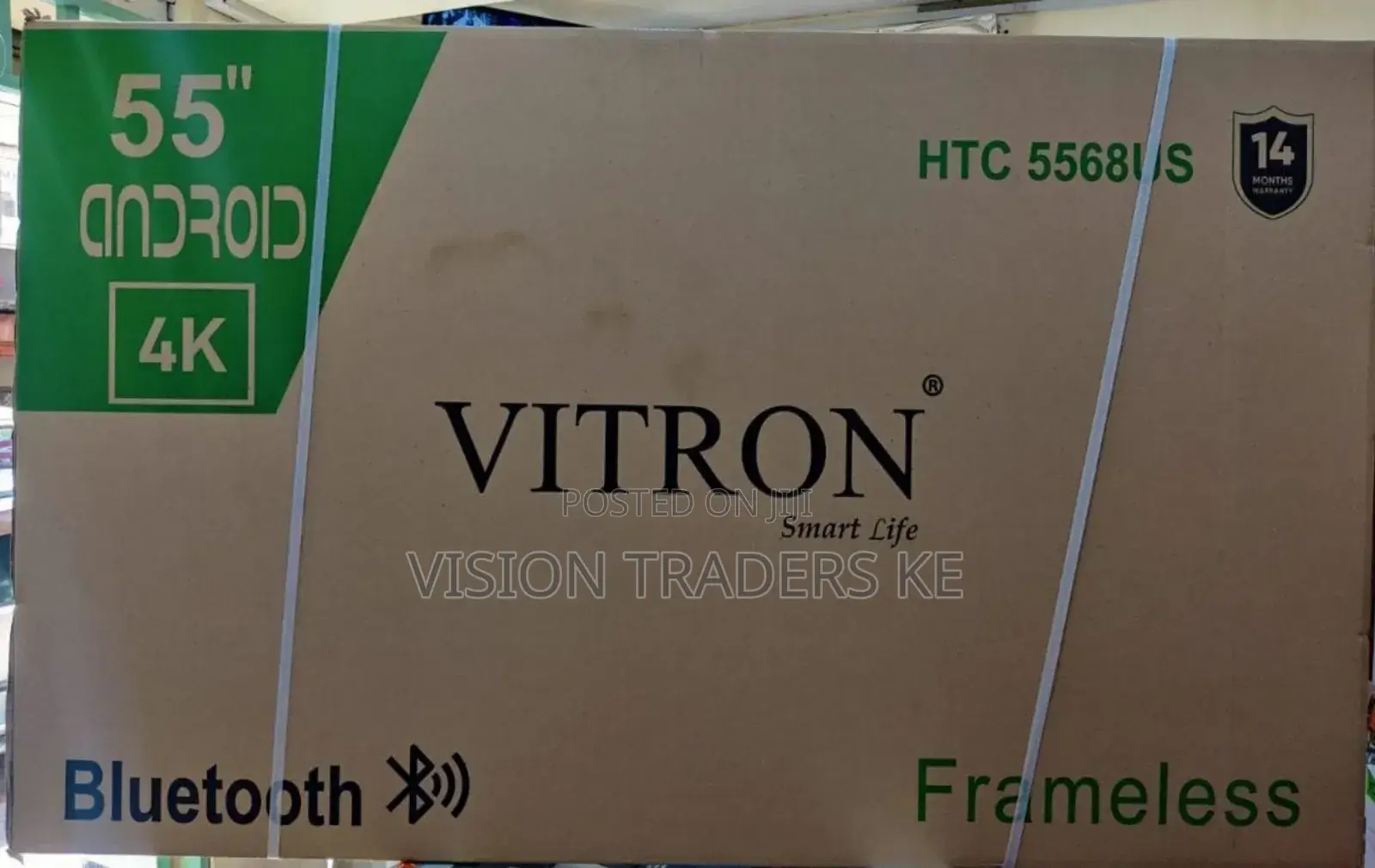 Vitron 5068us 50inches Frameless Uhd Android Tv