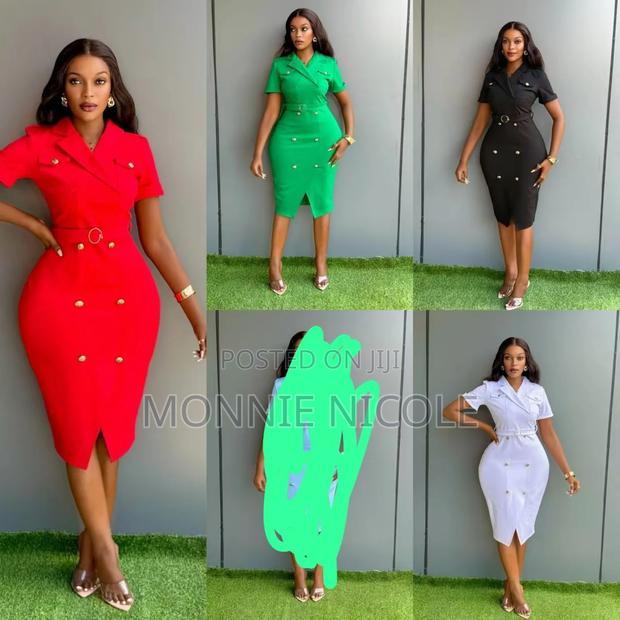 Classy Official Red Dress - thumbnail 2