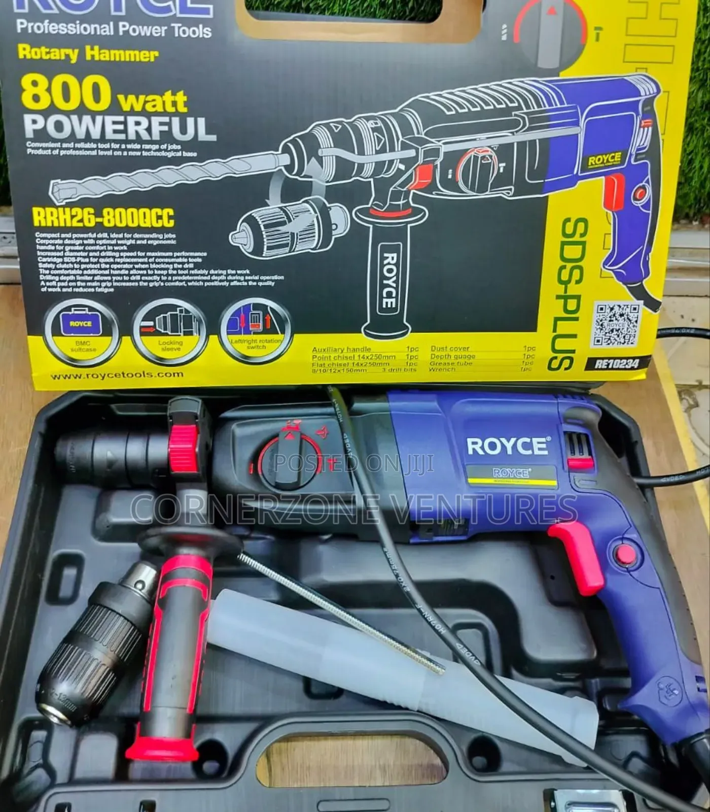 800w Royce Rotary Hammer/ Rotary Hammer
