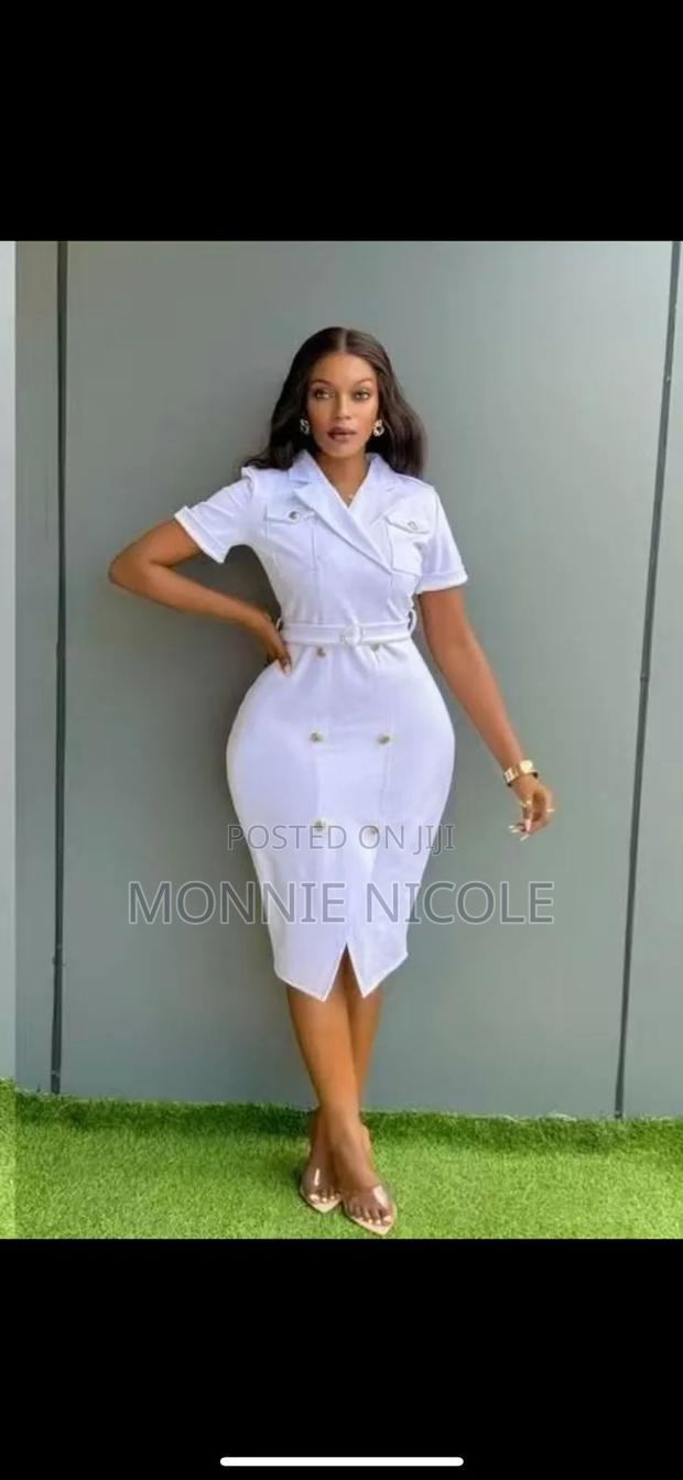 Elegant White Dress - thumbnail 3