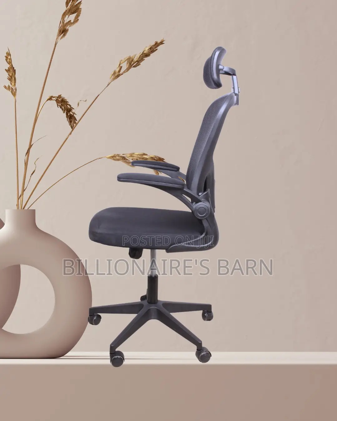 Grey Ergonomic Office Chair (Ergonomic) — Restocked!