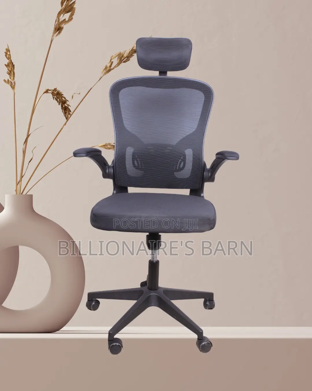 Grey Ergonomic Office Chair (Ergonomic) — Restocked!