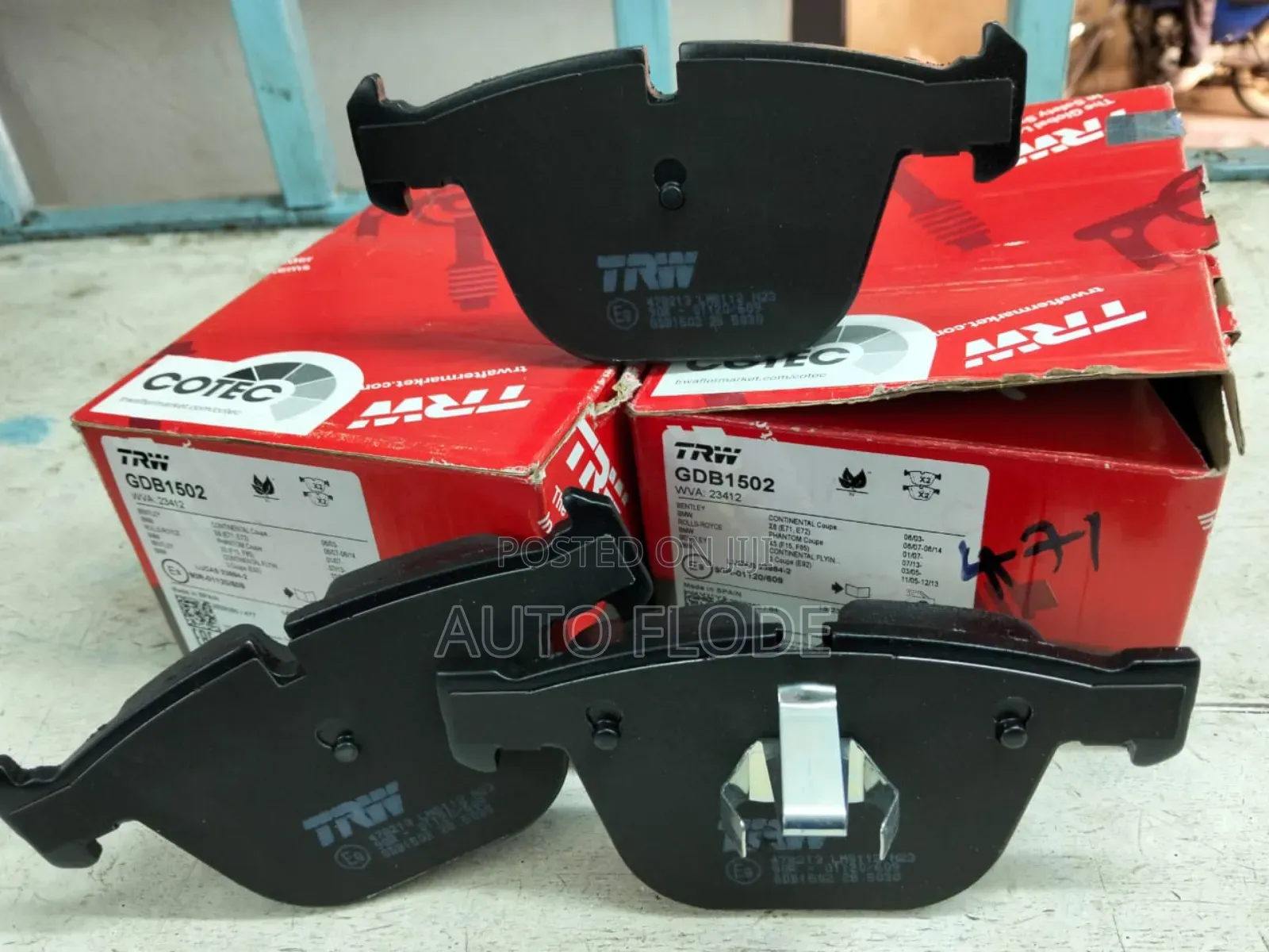 BMW X5 E70, X6 Brake Pads Rear Available .