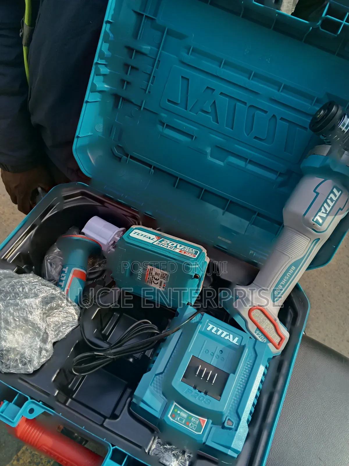 Total Cordless Angle Grinder 4inch 20v