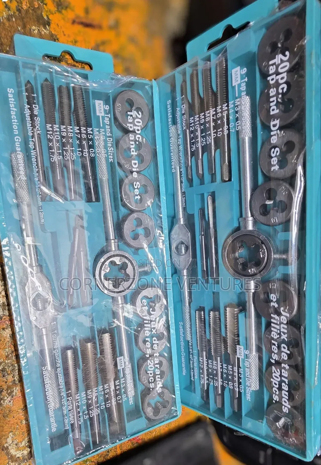 Heavy Duty 20pcs Tap and Die Set