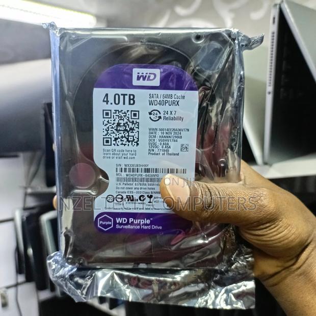 4tb Wd Surveillance Harddisk at 6500
