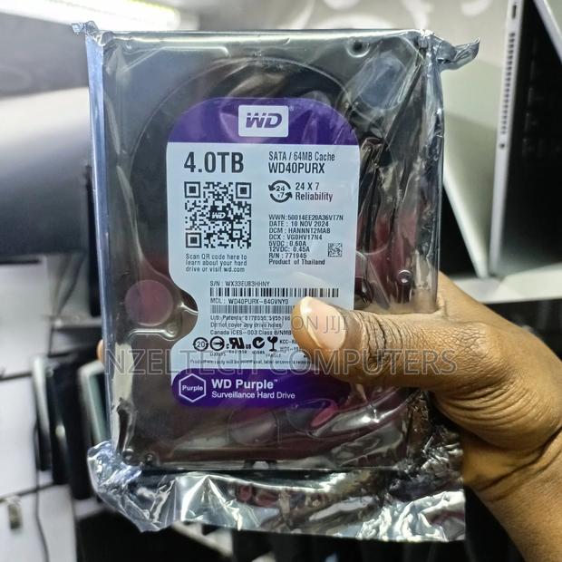 4tb Wd Surveillance Harddisk at 6500 - thumbnail 2