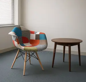 Home Furniture; Modern Mid-Century Armchair With Stylish Wooden Frame