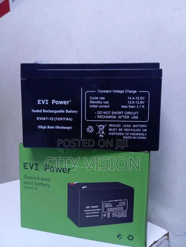 Evi Ups Battery 12v 7ah Replacement Battery