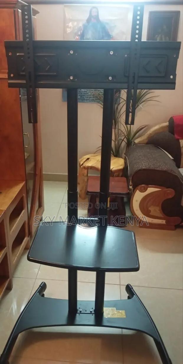 32′′ – 75′′ Flat Panel Tv Trolley Light Weight Mobile Tv Cart - thumbnail 2