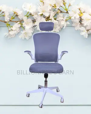 Best-Seller White Ergonomic Office Chair | Nylon Castors