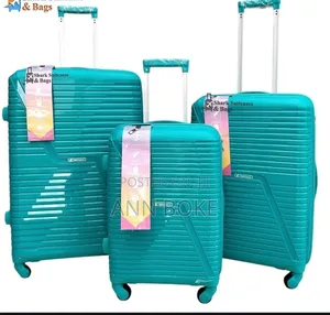 *3 in 1 Unbreakable Pp Suitcase*Zipper Closure Frame.