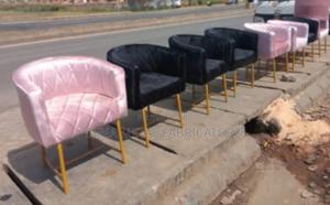 Styling Chair With Gold Metal Frame. - thumbnail 2