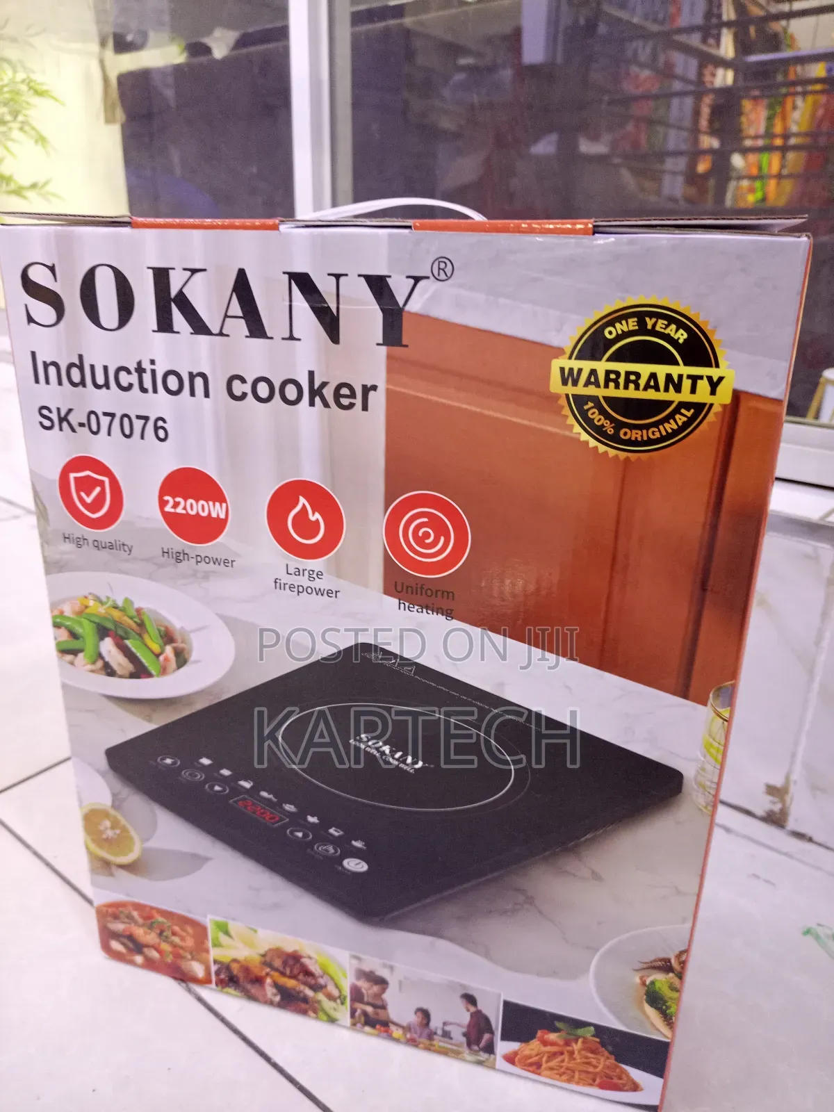 Sokany Sk-07076 Digital Heater Sokany 2200 Watt - With Uniform Heating
