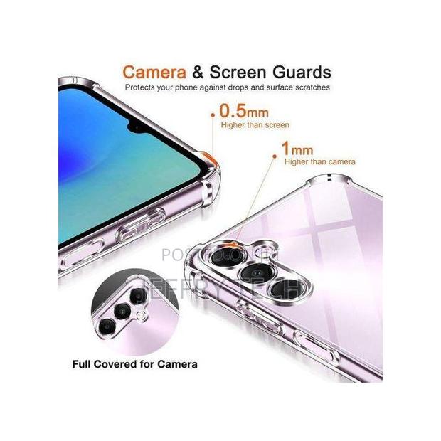 Mehhar Transparent Clear Thin Case - For Samsung Galaxy A36 5g - thumbnail 2