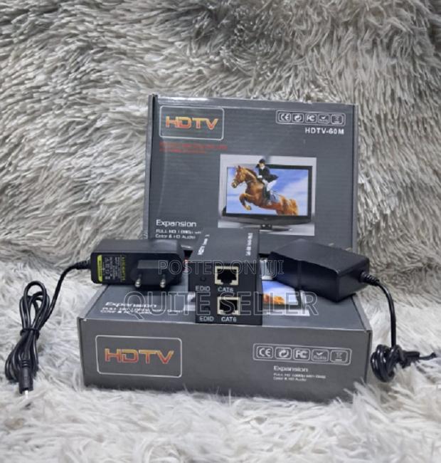 1080p Hd 60m Hdmi Extender Transmitter Receiver Converter Cat5/Cat6