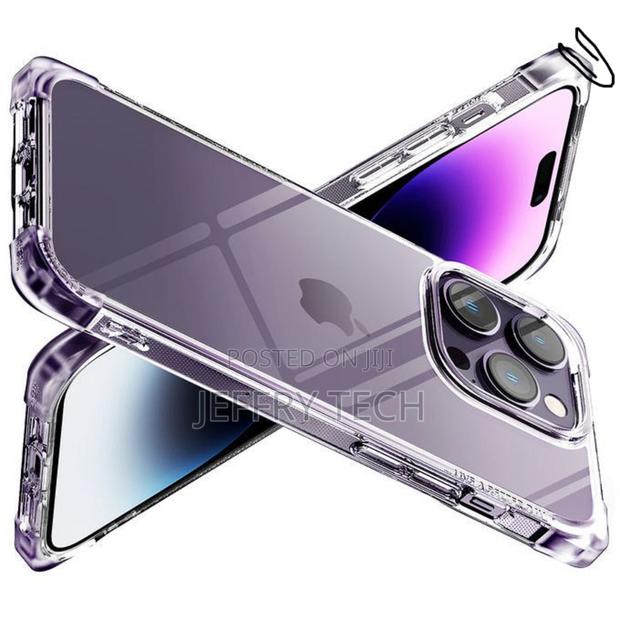 Afghet iPhone 14 Pro Max Clear Case With Borders at the Edge - thumbnail 2